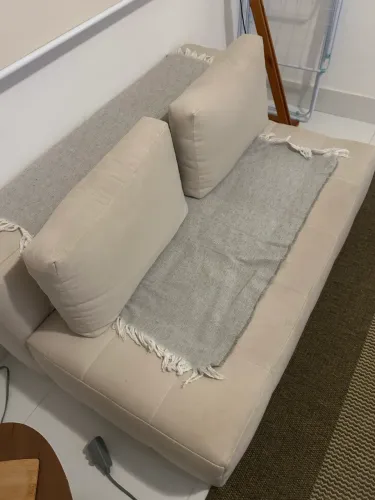 Sofá 2 Lugares Modular Soho Linho Cru - Mobly