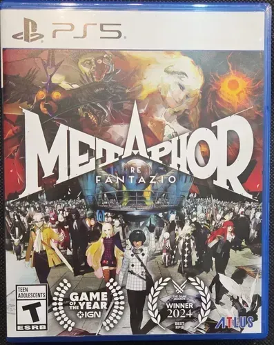 Jogo Metaphor: ReFantazio Playstation 5 midia fisica