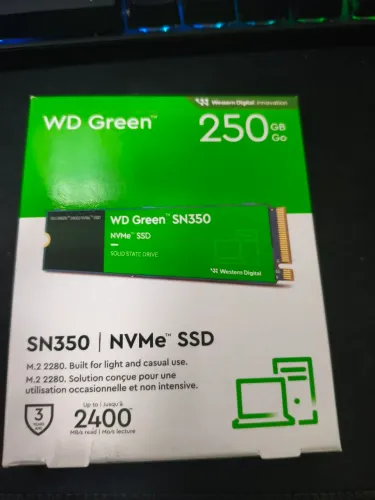 SSD m.2 wd green 250GB novo