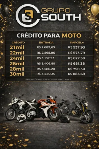 CONQUISTE SUA MOTO SEM COMPLICAÇÃO! Crédito Facilitado