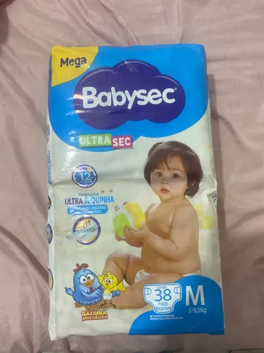 Fralda Babysec UltraSec M 38 Unidades - Lacrada