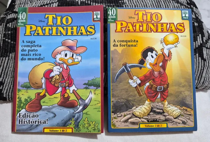 40 anos de revistas Tio Patinhas vol. 1 e vol. 2