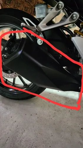 Protetor de Escapamento Cb300F Twister Original Honda (Usado)