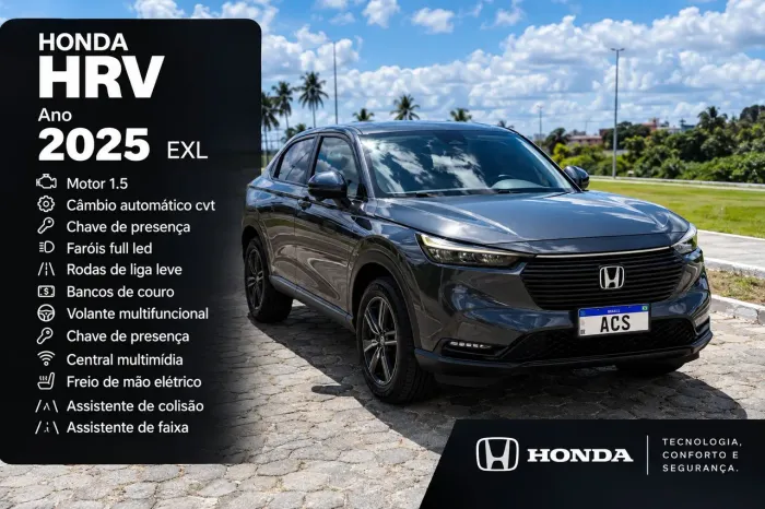 Honda HR-V EXL 1.5 Sensing 16V 5P Aut. 2025