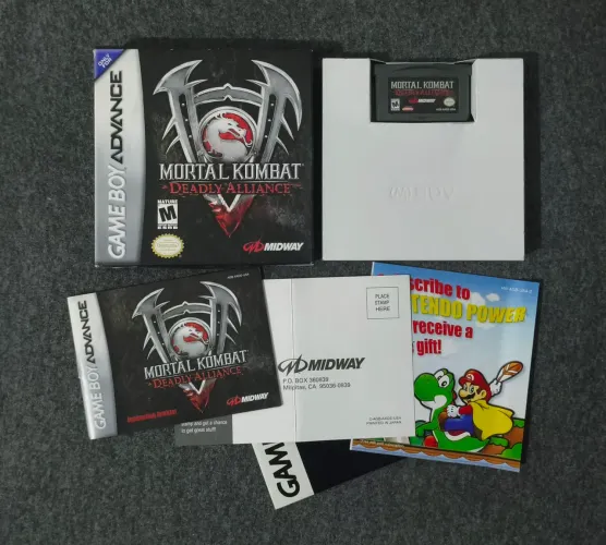Mortal Kombat Deadly Alliance Original Americano Cib Game Boy Advance GBA