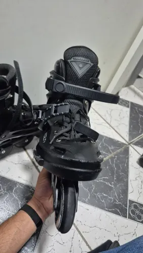 Patins Inline Freestyle Traxart Volt + 2.0 Preto Abec9 Urban