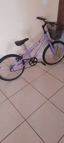 Bicicleta Aro 20 Mormaii Sweet Girl Lilás.