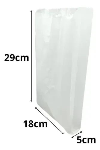 Saco de papel branco viagem 3 c/500 unidades 