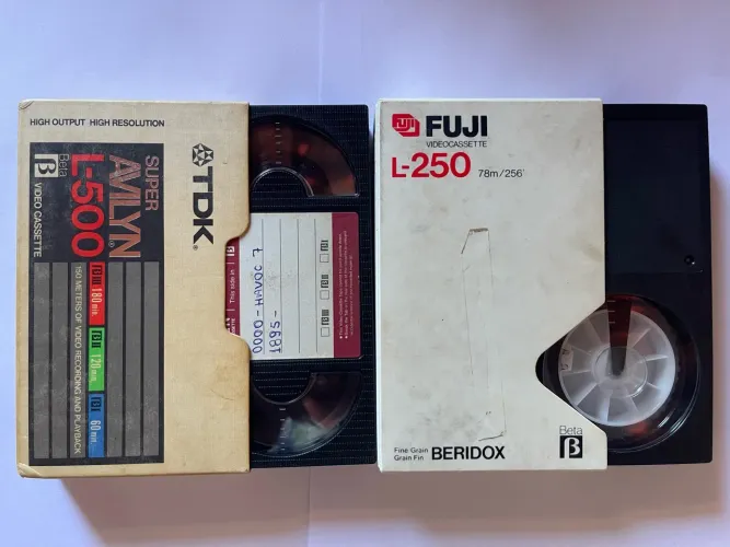Lote 2 fitas betamax