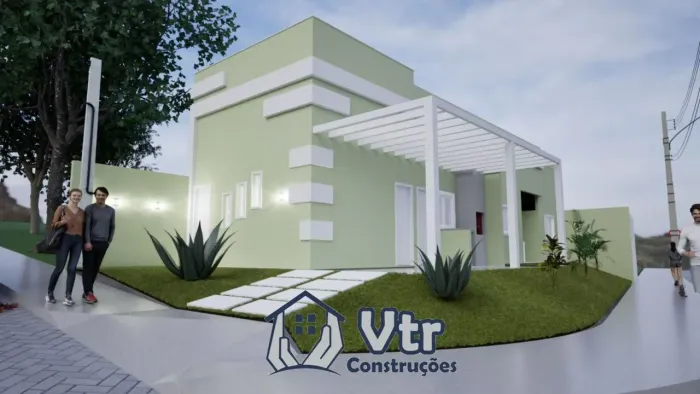 Casa com 3/4, uma suíte, Boa localização