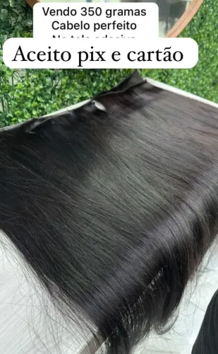 Cabelo longo na tela adesiva / mega hair 