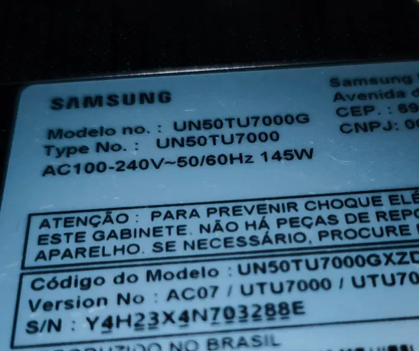 Tv Samsung 50 polegadas.