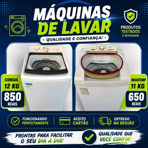 Máquina de lavar Brastemp e Consul