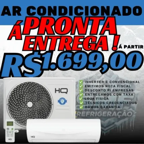 AR CONDICIONADO INVERTER / NOVO / PRONTA ENTREGA