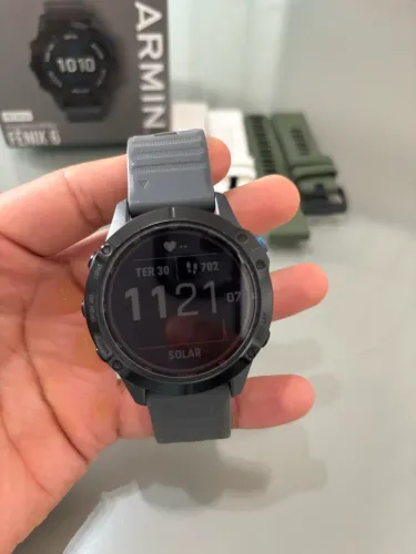 Relógio garmin fenix 6 pro solar 