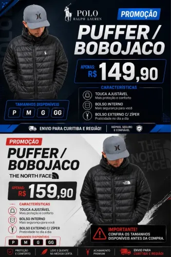 Jaquetas e corta vento 