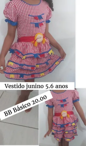 Desapego junino infantil 