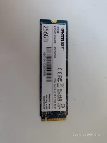Nvme patriot P300 256GB