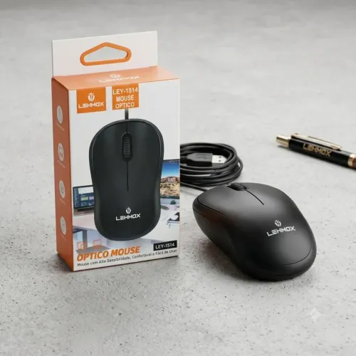 Mouse Óptico Lehmox Ley-1514 USB 3.0/2.0