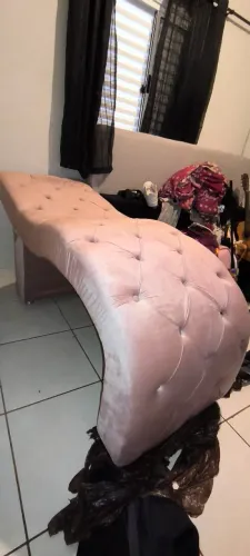 Maca de Veludo Rosa para Lash Design e Sobrancelhas