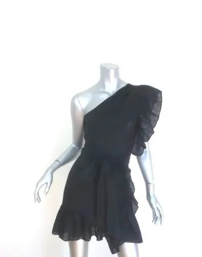 Vestido em linho Isabel Marant, tamanho 36.