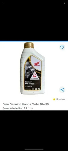 Vendo óleo original moto Honda 