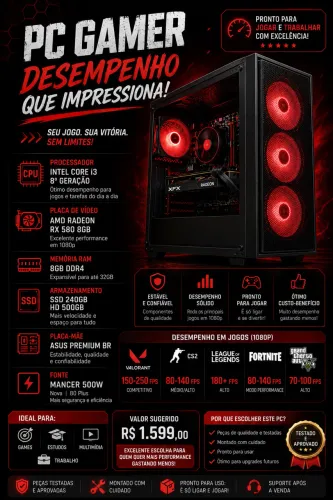 ? PC GAMER - PRONTO PARA JOGAR ?