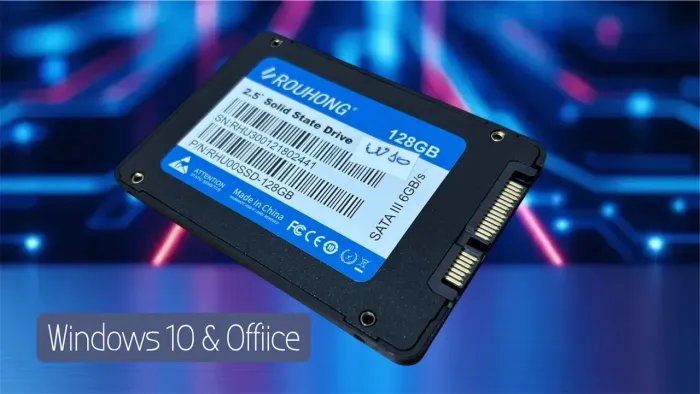 Ssd 128 novo com Windows 10 e office 2024 e google
