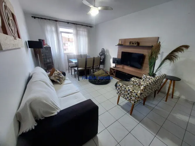 Apartamento à venda Santos no Campo Grande 3 quartos dependência