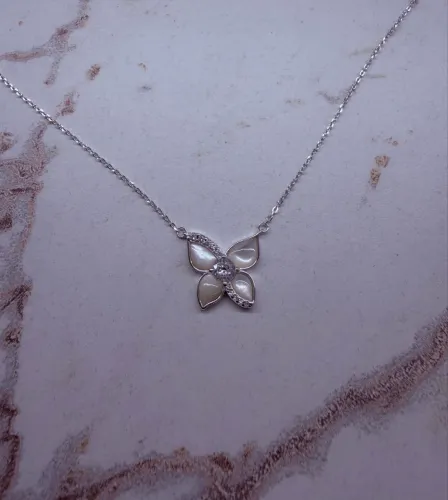 Colar Borboleta - Importado - Cristal