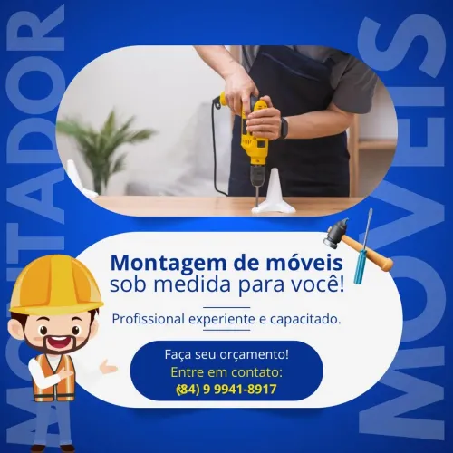 montador de móveis disponível todos os dias 