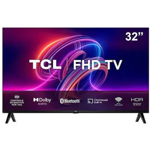 LEIA A DESCRIÇÃO - SMART TV TCL 32 POLEGADAS FHD LED