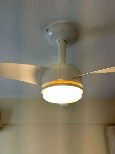 Ventilador de Teto com Controle Remoto Maxi Air Control Mondial Branco 125W VTE-02 220V