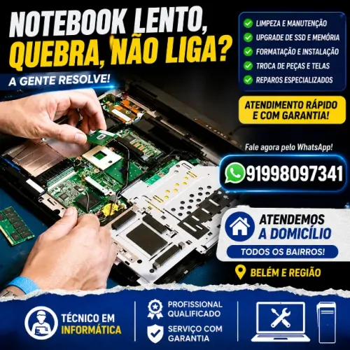 Técnico em Informática a mais de 15 anos no Mercado