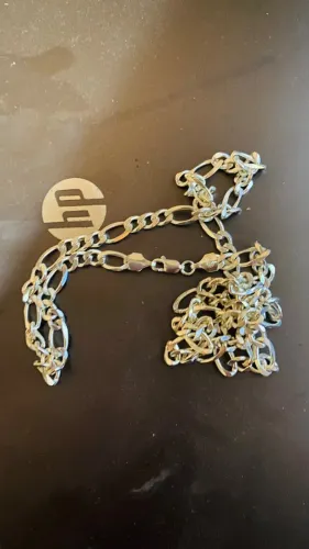 Corrente de Prata 3x1 925 - 70cm 10mm