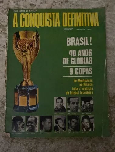 revista aconteceu copa do mundo 1970 especial tri