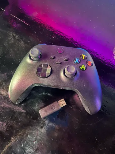 CONTROLE XBOX + recptor wireless para PC