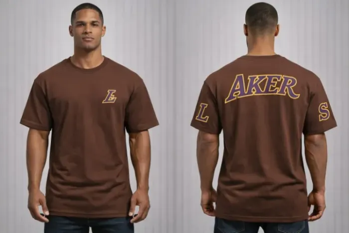 CAMISETA OVERSIZED 100% ALGODÃO MALHA SUEDINE - COR: MARROM - TAMANHO: G