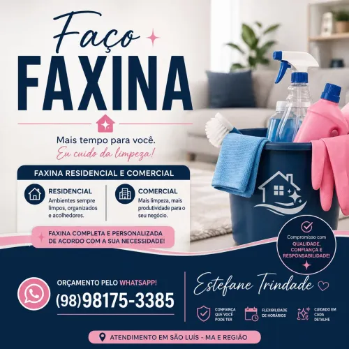 Faço faxina