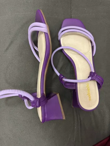 Sandália Casual Infantil Menina Salto Bloco Baixo Grosso Molekinha