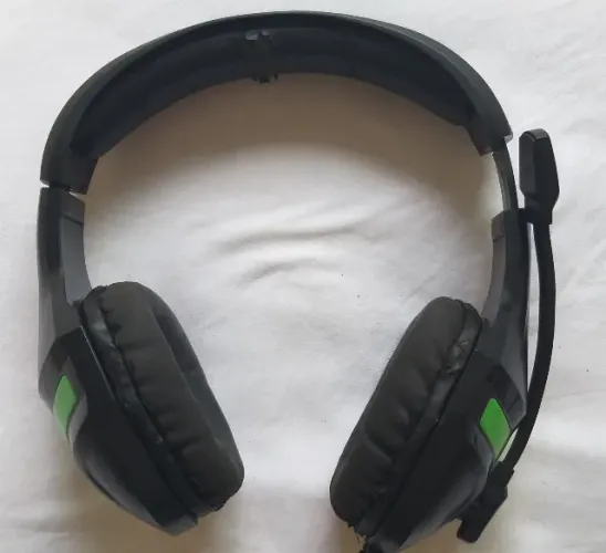 Fone de ouvido, headset gamer, (com defeito), multilaser, modelo warrior, cor preto