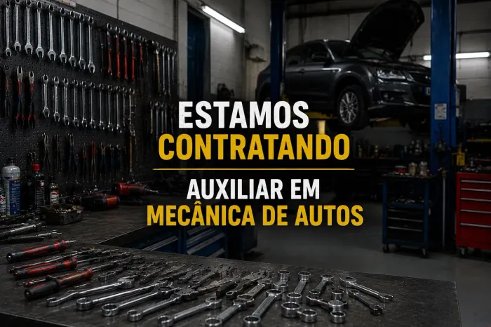 Ajudante geral  em mecânica com vontade de crescimento 