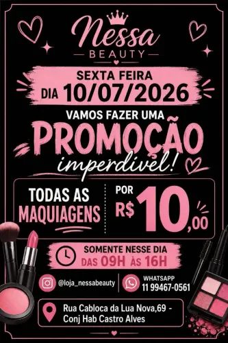 Maquiagens 10 reais