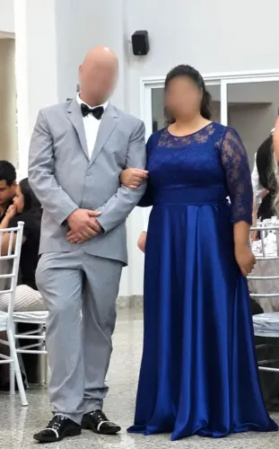 Vestido de festa plus size