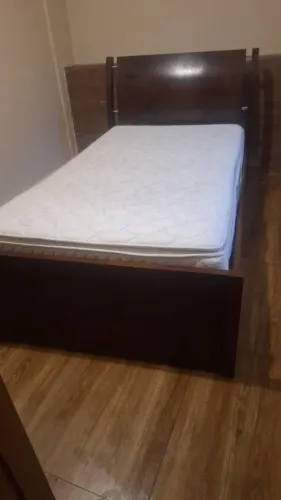 Cama viúva madeira maciça com colchao