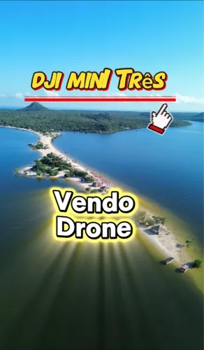 Drone DJI mini 3 completo com 3 baterias e acessórios