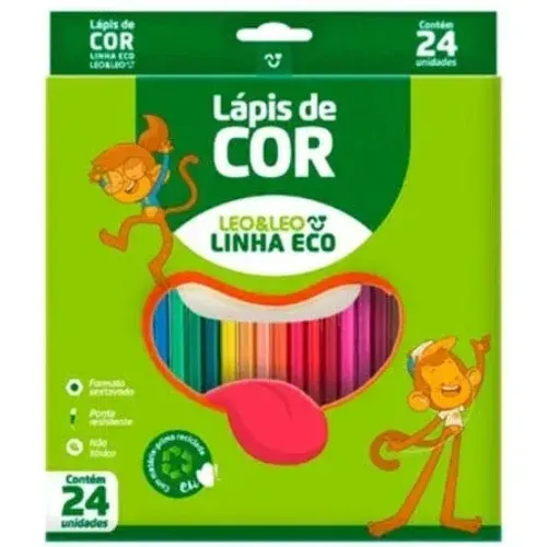 Lapis de Cor 24 cores linha Eco