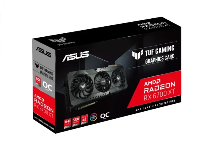 Placa de Vídeo ASUS TUF Gaming Radeon RX 6700 XT - 12 GB