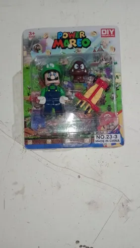 Cartela de boneco luigi 