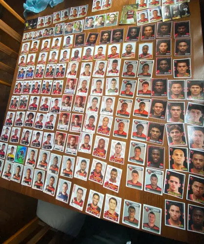 KIT FIGURINHAS FLAMENGO PANINI LEGENDS - CAMPEONATO BRASILEIRO 2005,2006,2008,2009